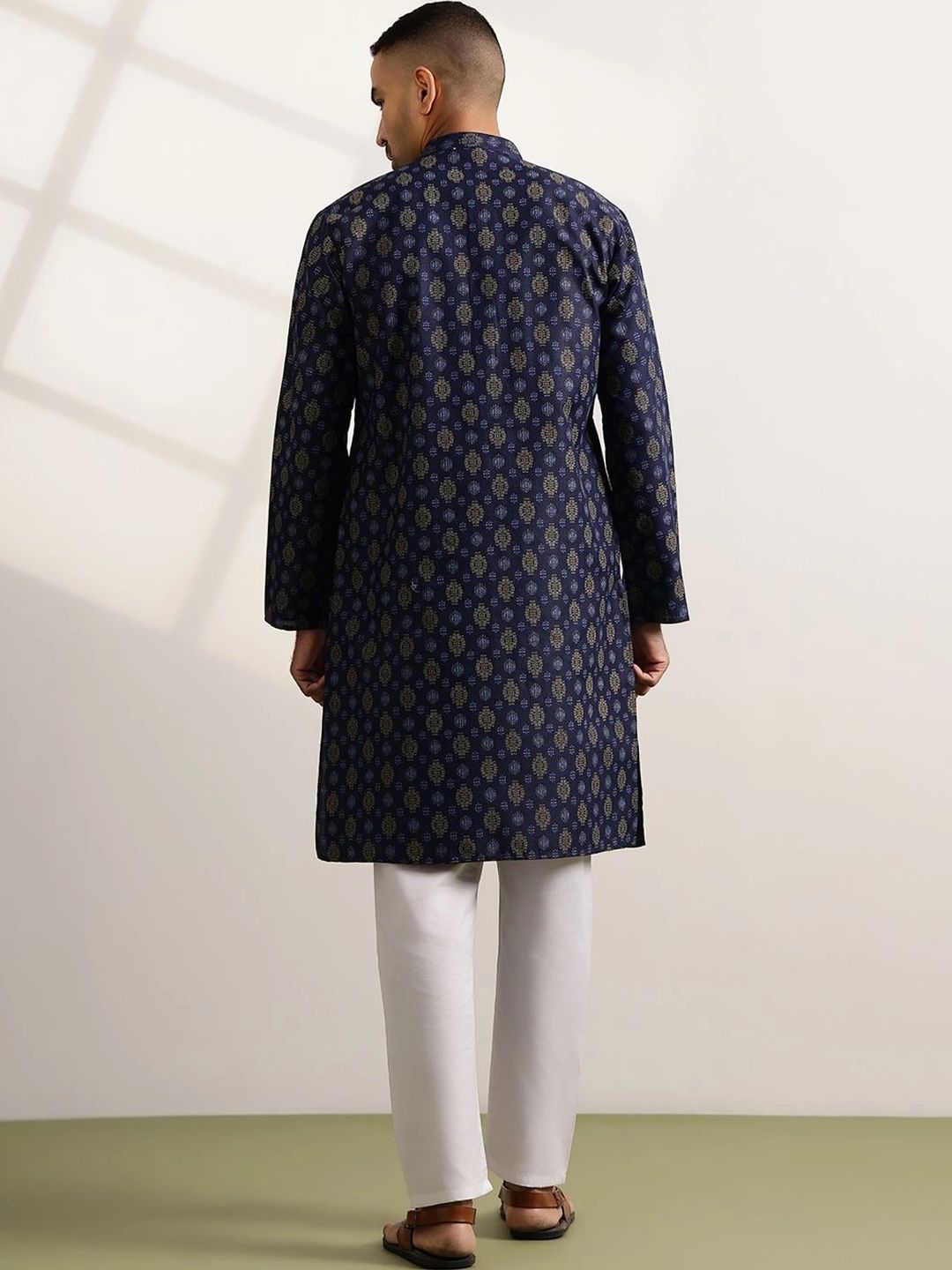 Anouk Men Printed Regular Kurta with Pyjamas