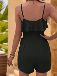DressBerry Self-Striped Layered Jumpsuit