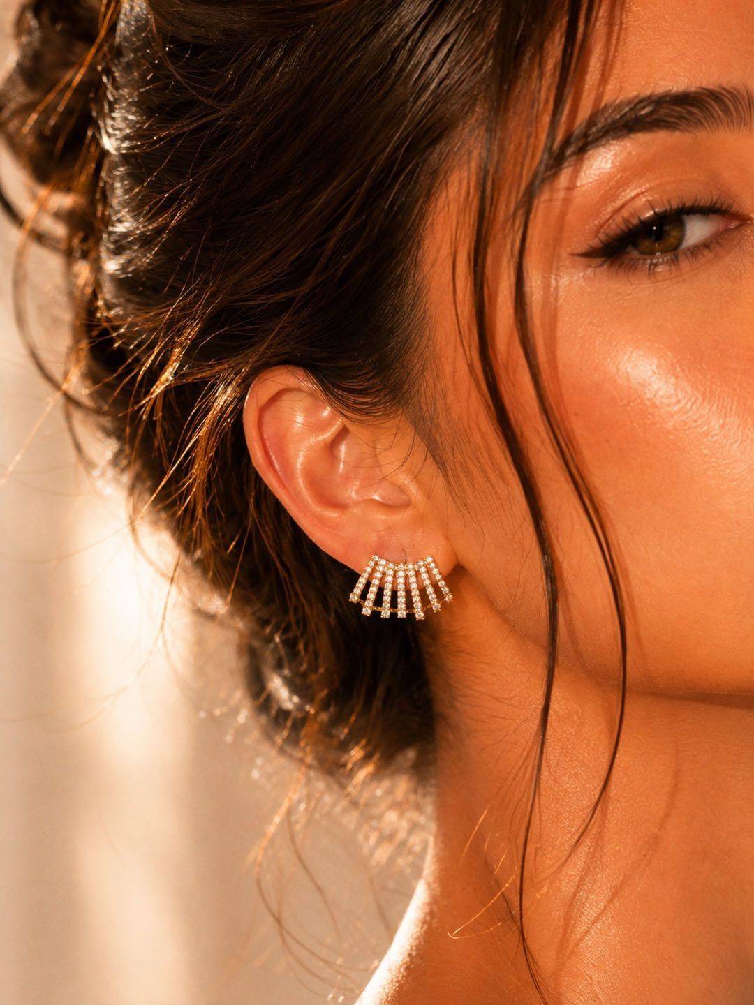 VOGUE PANASH Geometric Studs Earrings