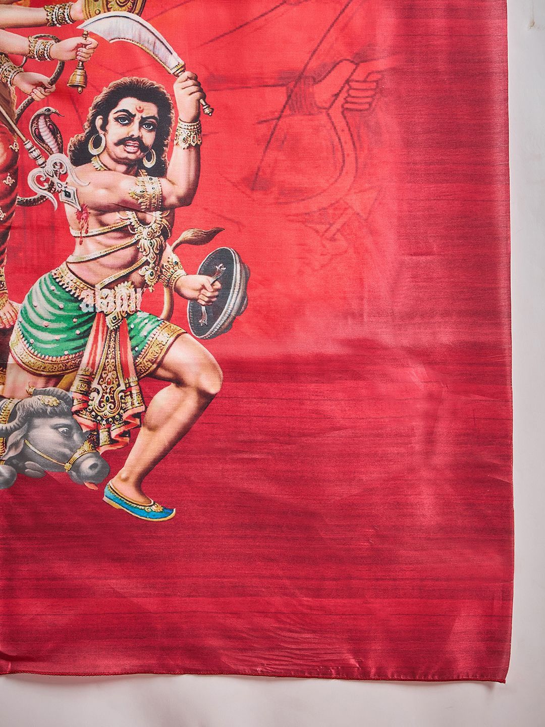 Saree mall Durga Puja Ethnic Motifs Silk Blend Garad Sarees