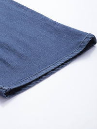 all about you Women Wide Leg High-Rise Light Fade Stretchable Jeans