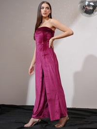 ESPYR By Tokyo Talkies Women Strapless Basic Jumpsuit