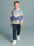 HELLCAT Boys Printed Hooded Sweatshirt With Trousers