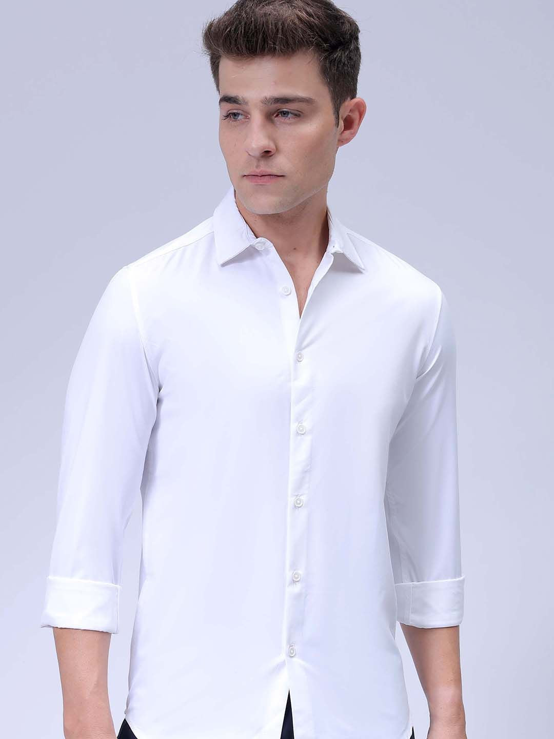 The Indian Garage Co Slim Fit Spread Collar Casual Shirt