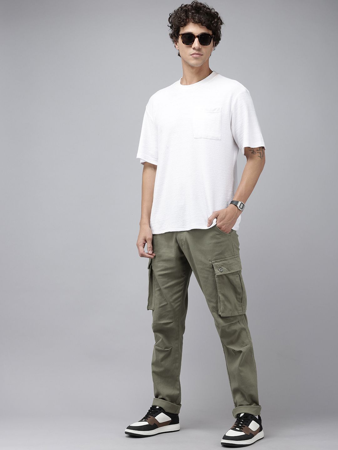 SPYKAR Men Cargos Trousers