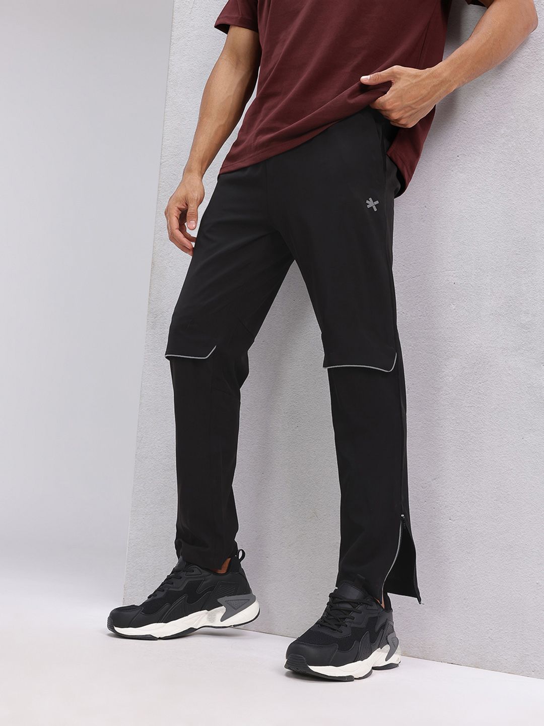 HRX by Hrithik Roshan Mid-Rise Rapid-Dry Running Track Pants