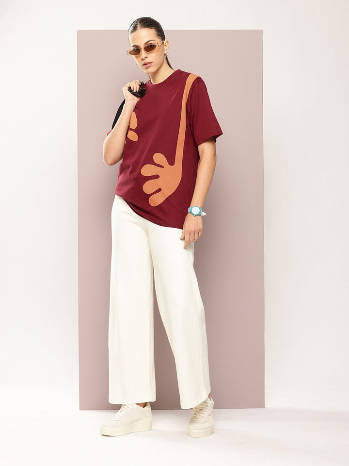 DILLINGER Printed Oversized Pure Cotton T-shirt