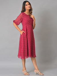 W A-Line Midi Dress
