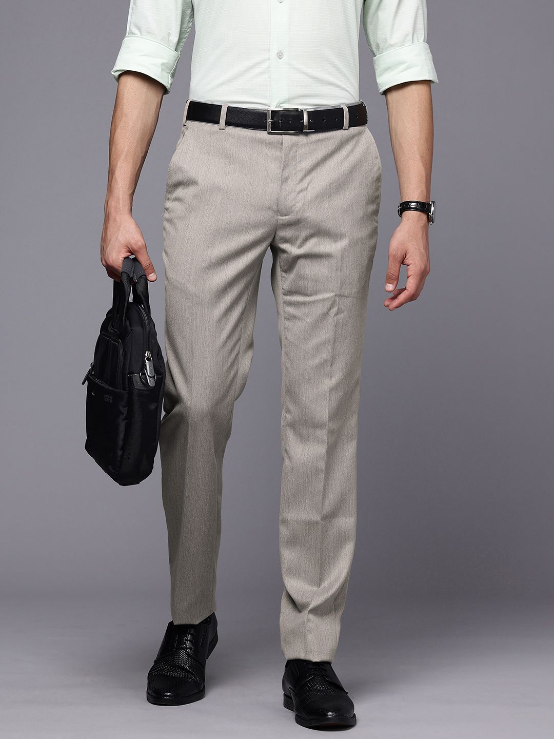 Raymond Men Slim Fit Formal Trousers