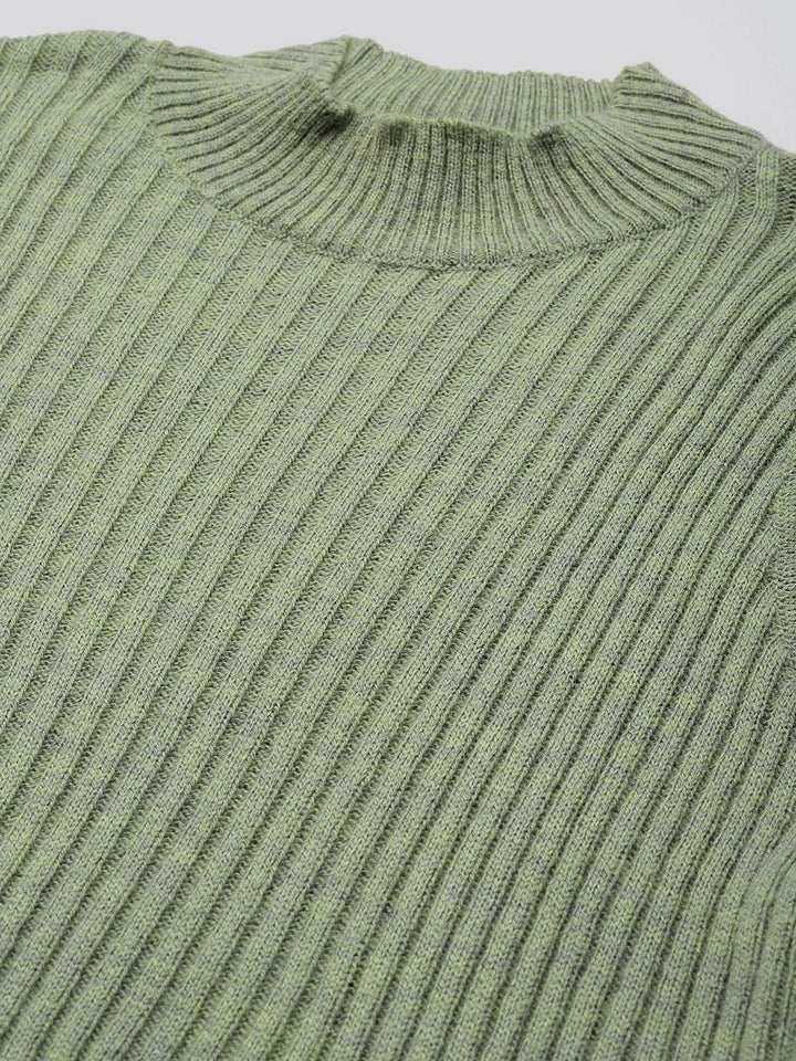 DressBerry Women Ribbed Acrylic Winter Co-Ords