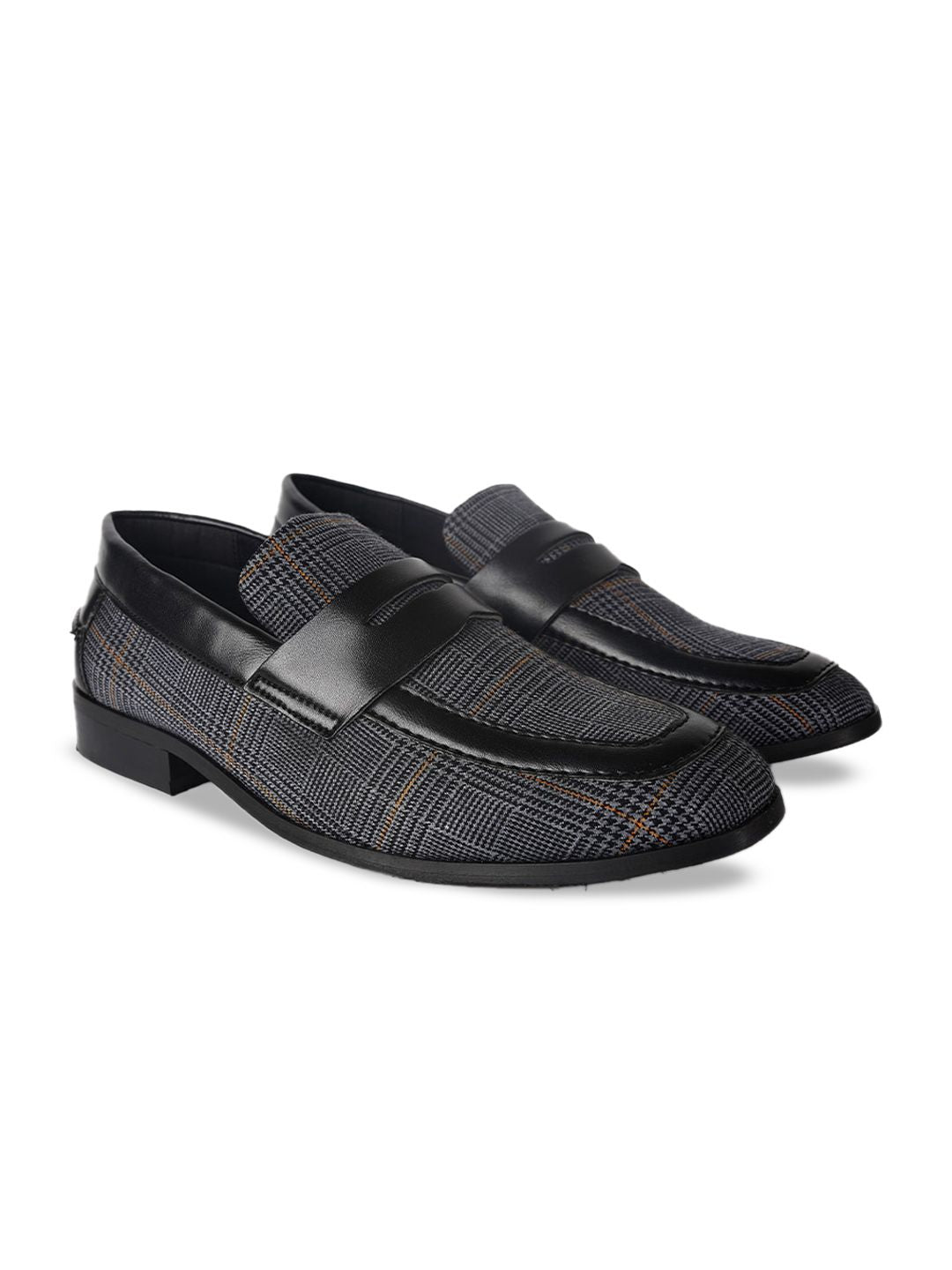 MONKSTORY Men Printed Penny Loafers