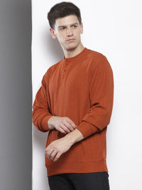 The Indian Garage Co Relaxed Fit Textured Sweatshirt