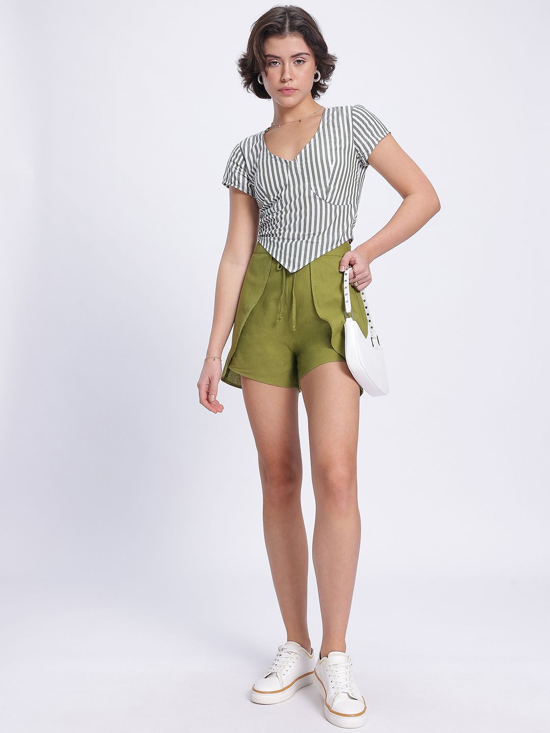 DressBerry Women Layered Perfection Shorts