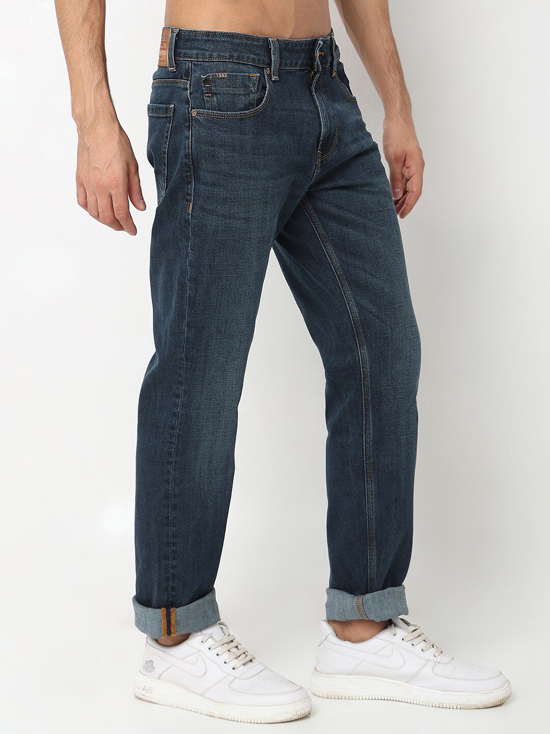 Spykar Men Light Light Fade Clean Look Cotton Jeans