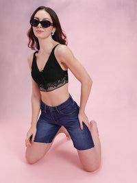 DressBerry Floral Lace Full Coverage-Bralette