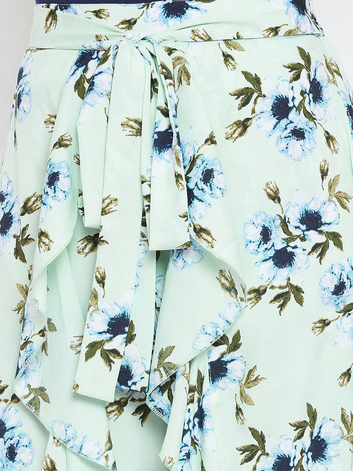 Berrylush Layered Drama Pant & Maxi Skirt