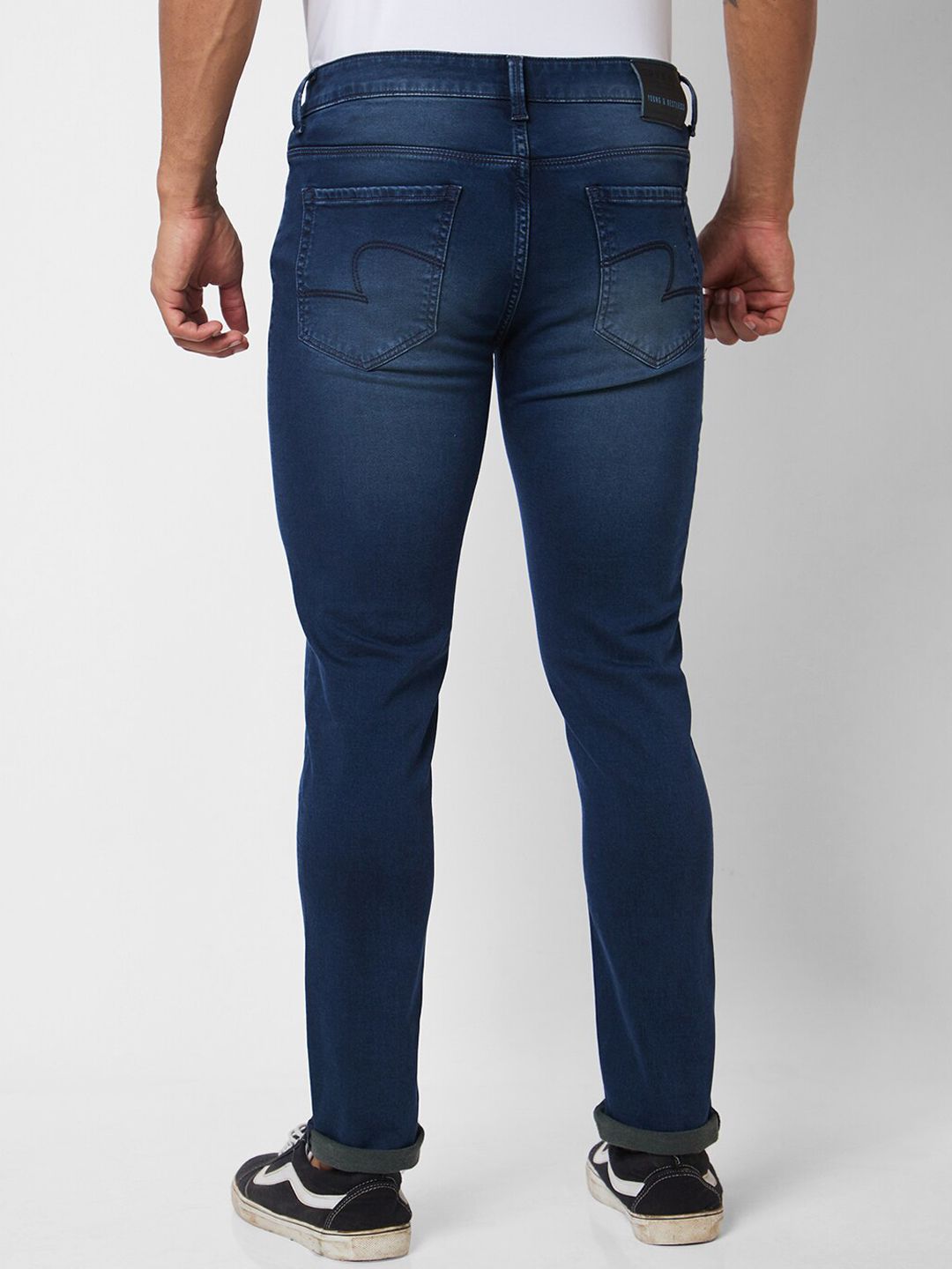 SPYKAR Men Skinny Fit Low-Rise Light Fade Stretchable Jeans