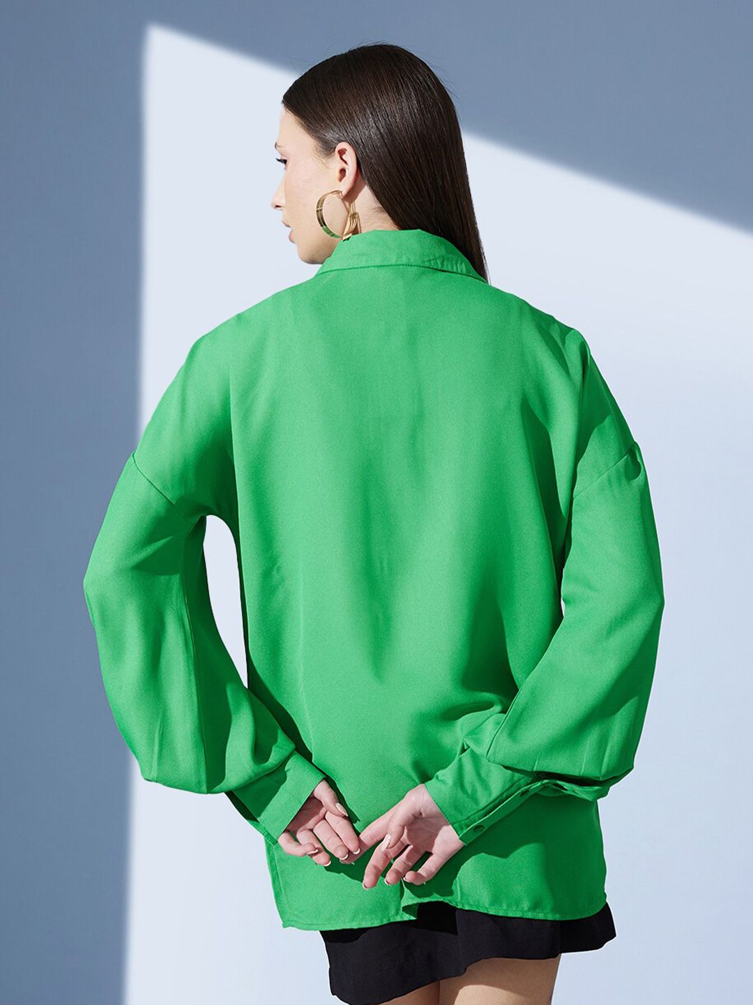 STREET 9 Spread Collar Comfort Casual Shirt