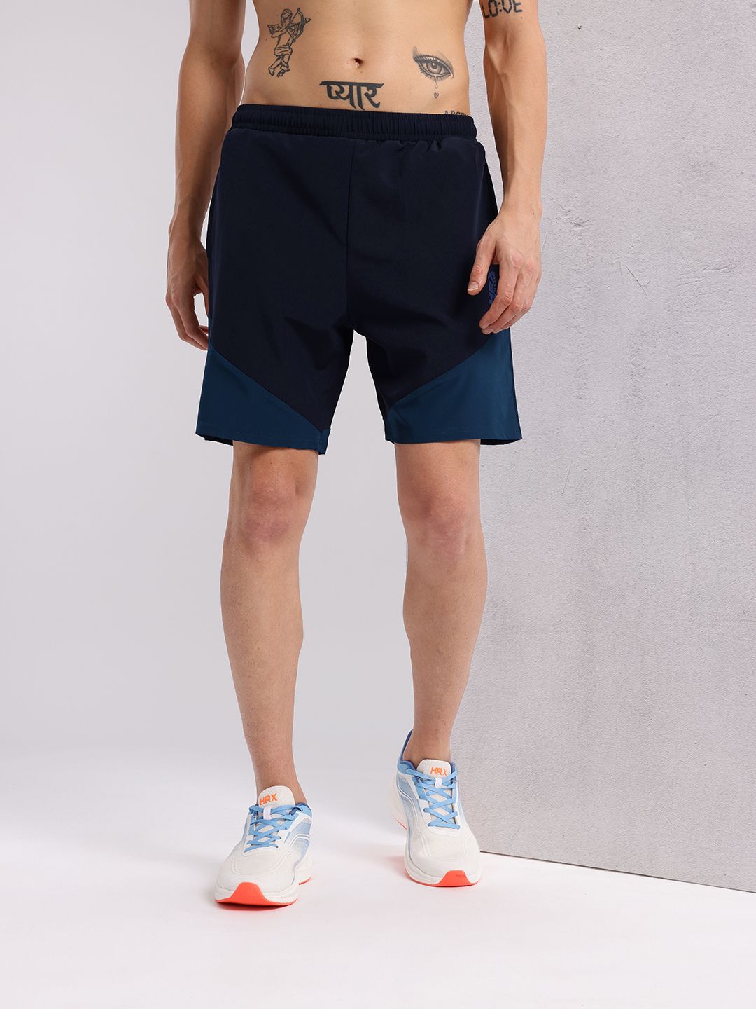 HRX by Hrithik Roshan Men Colourblocked Running Shorts