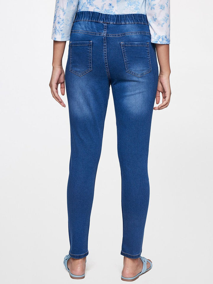 AND Women Mid-Rise Skinny Fit Jeggings