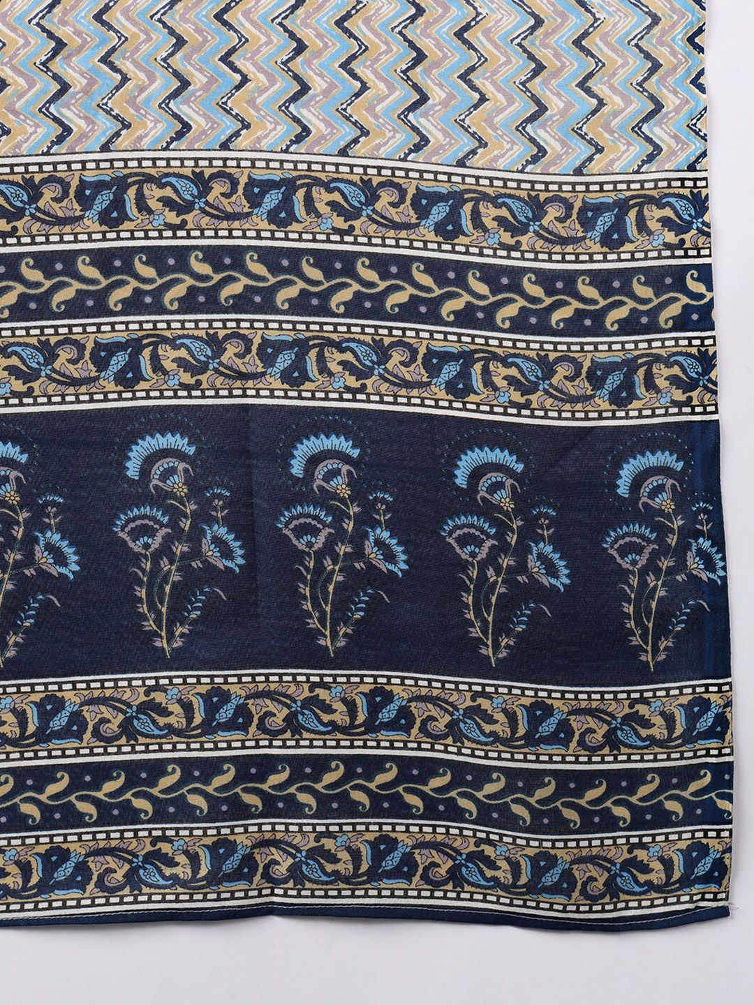 KALINI Floral Printed Gotta Patti Kurta With Trousers & Dupatta