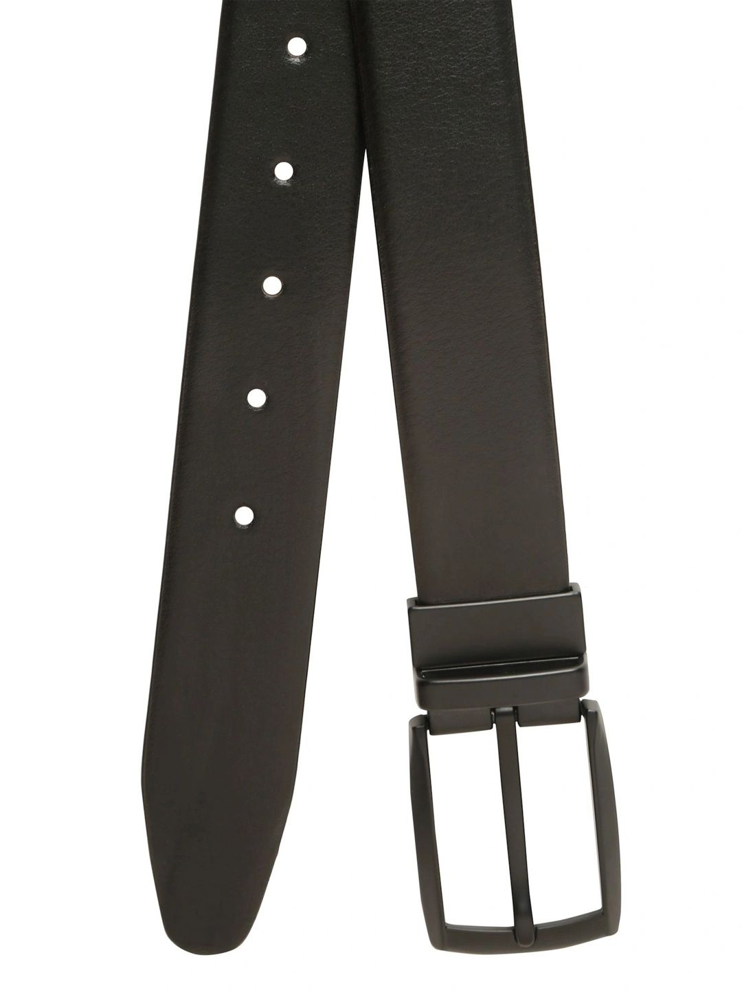 Teakwood Leathers Men Textured Leather Reversible Belt