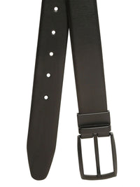 Teakwood Leathers Men Textured Leather Reversible Belt