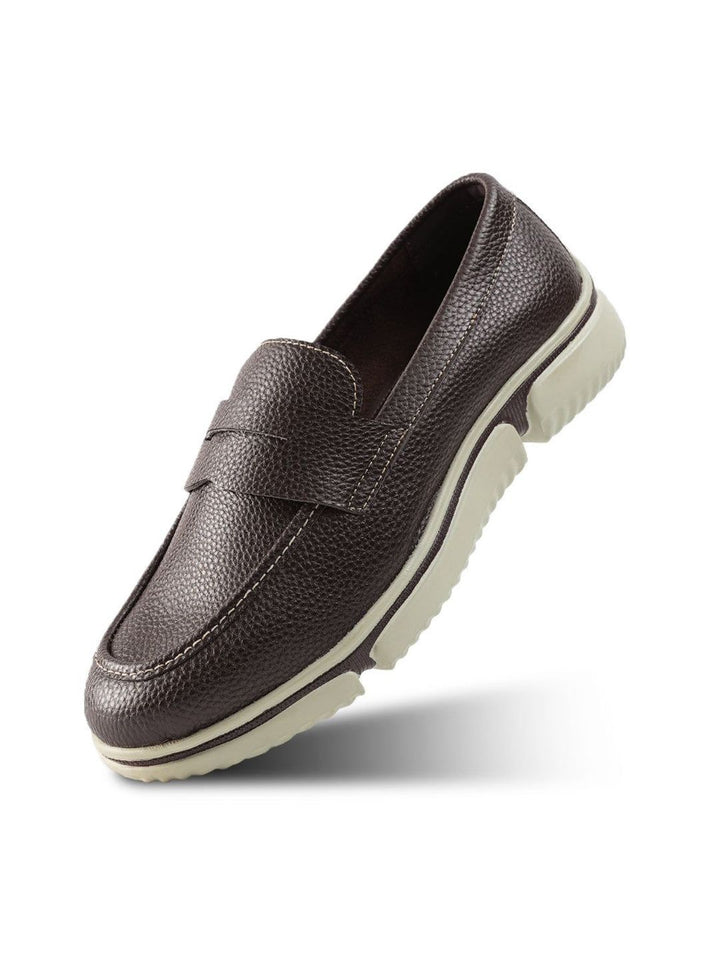 MONKSTORY Lelaki PU Slip-On Sneakers