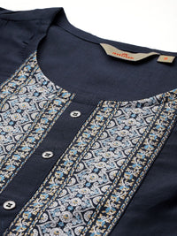 Anouk Ethnic Motifs Regular Kurta With Palazzos & Dupatta