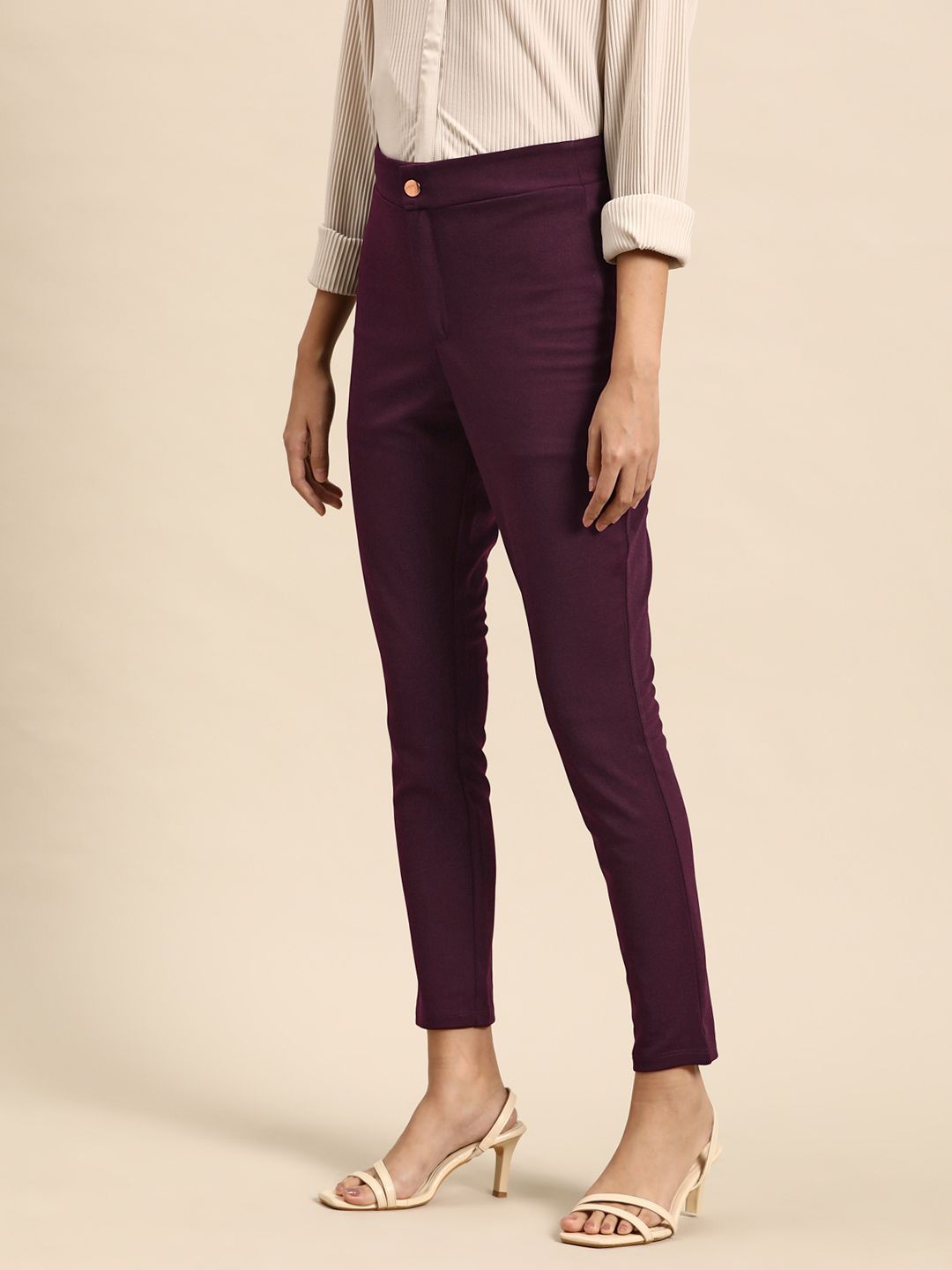all about you Women High-Rise Trousers