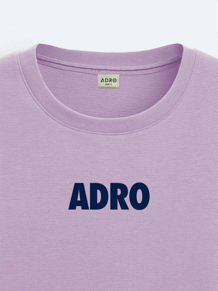 ADRO Men Typography V-Neck T-shirt