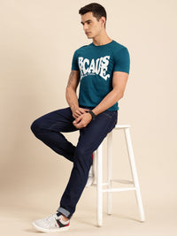 Being Human Pure Cotton Typography Printed T-shirt