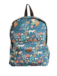 TEAL BY CHUMBAK Women Up To 15 Inch Laptop Ergonomic Graphic Backpack