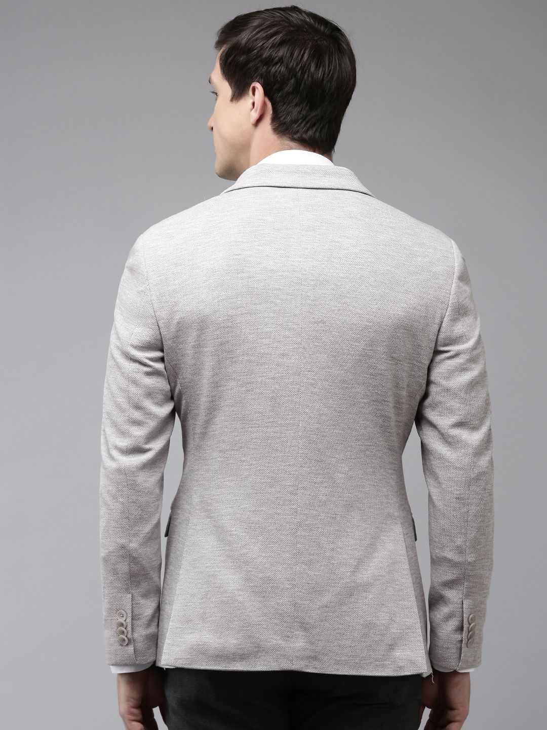 Park Avenue Notched Lapel Single Breasted Super Slim Fit Formal Blazer
