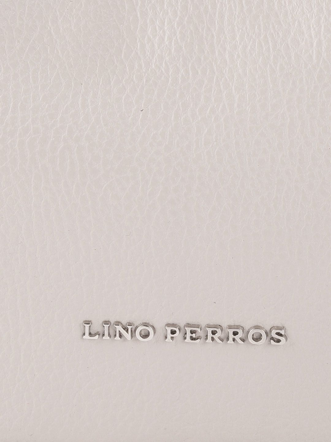 Lino Perros Women Beige Solid Structured Shoulder Bag