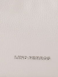 Lino Perros Women Beige Solid Structured Shoulder Bag