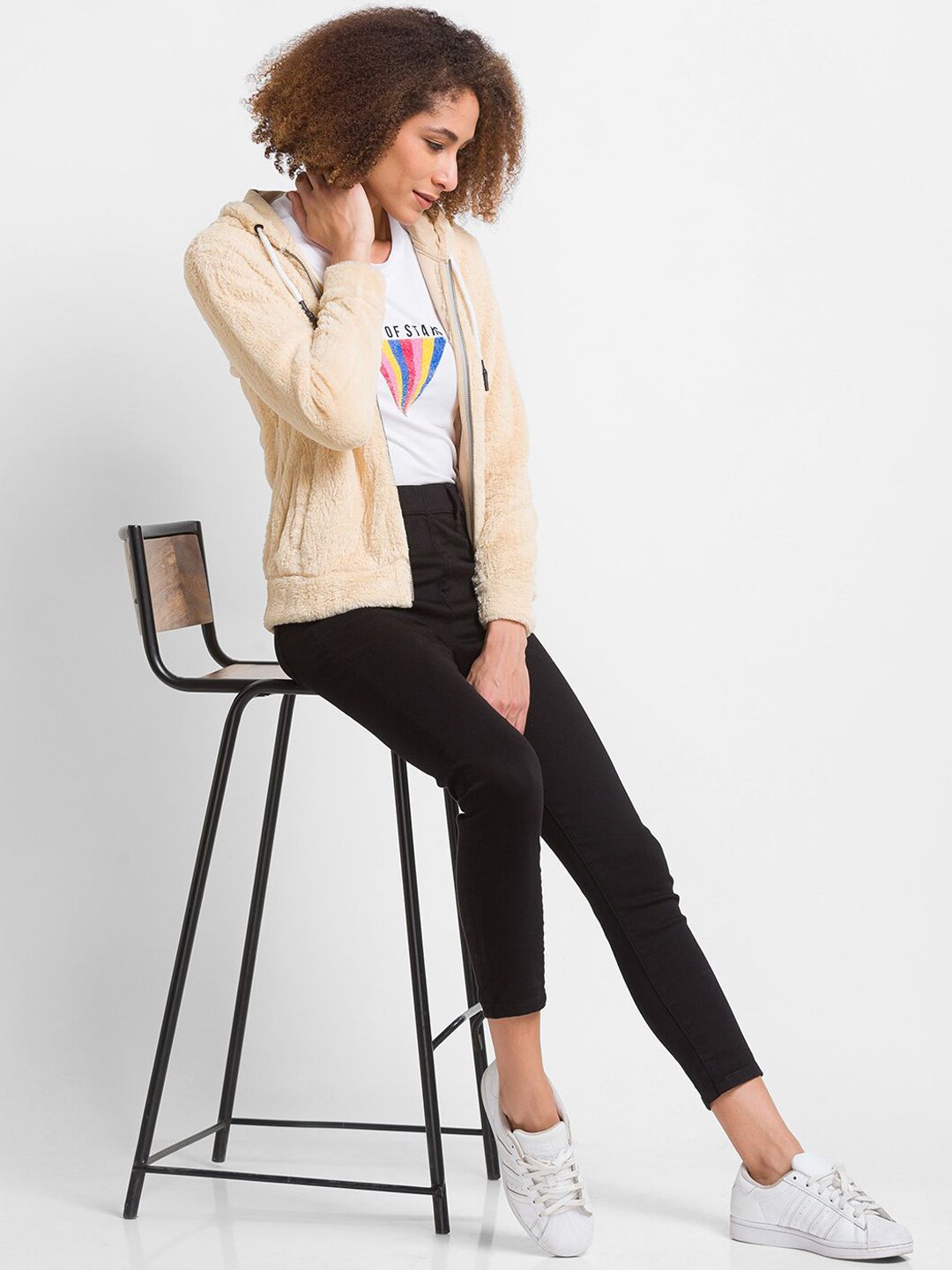 SPYKAR Women Black Super Skinny Fit High-Rise Jeans