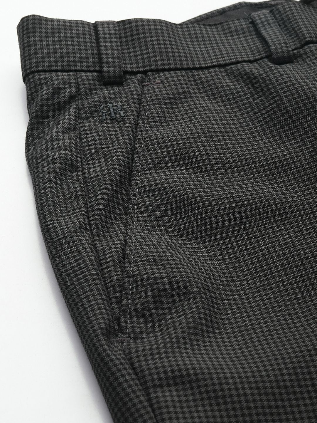 Raymond Men Checked Slim Fit Seluar Formal