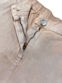 SASSAFRAS Women Beige Regular Fit Solid Denim Parallel Trousers