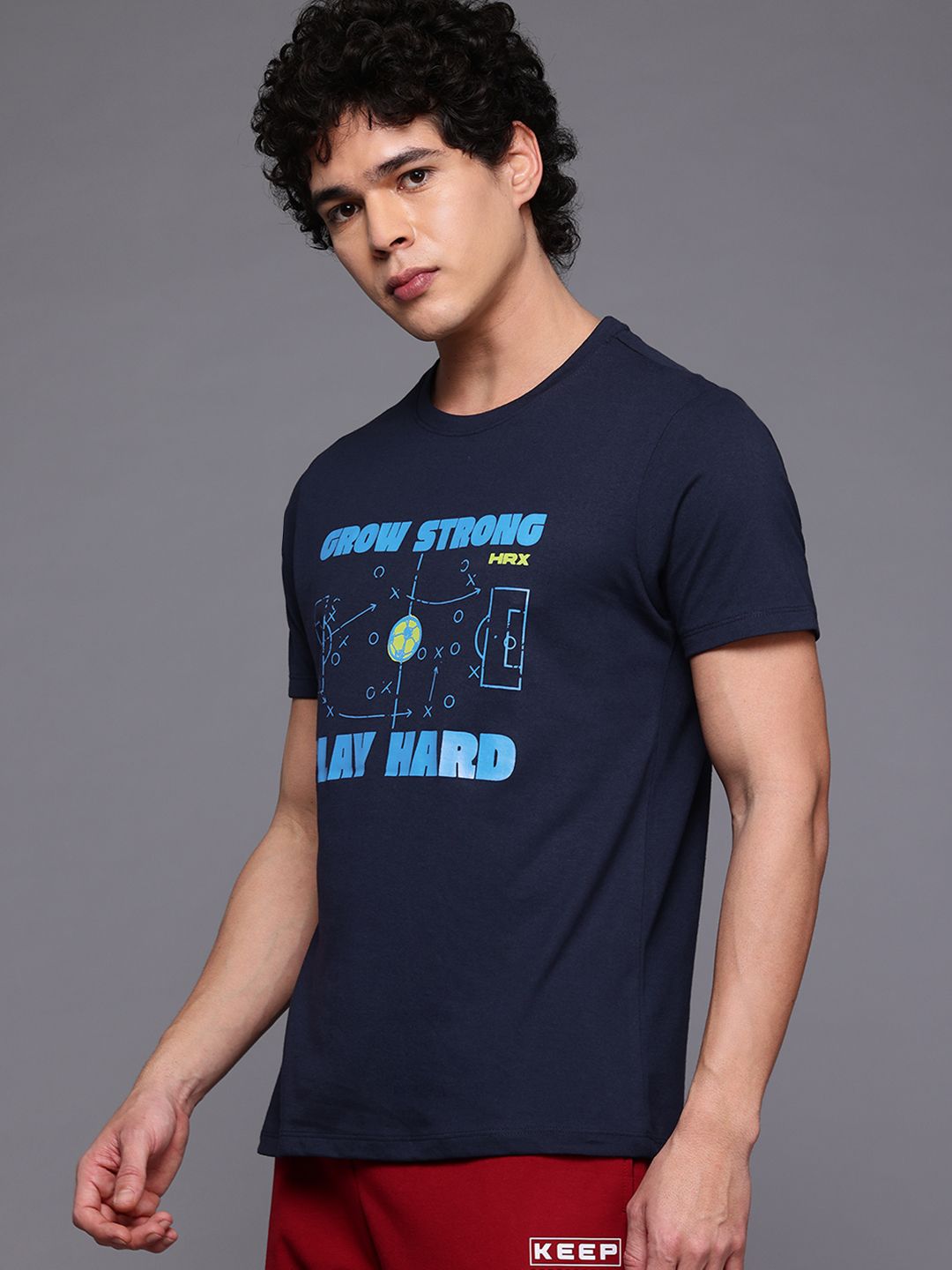 HRX by Hrithik Roshan Men Typography Printed T-shirt
