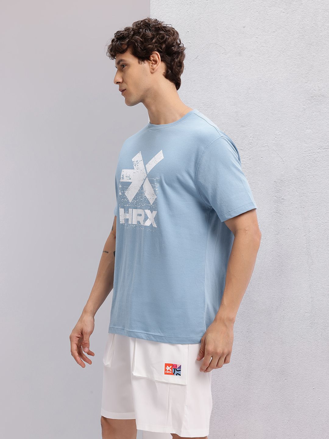 HRX by Hrithik Roshan Men Brand Logo Printed Training T-shirt