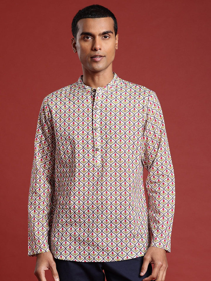 Anouk Pure Cotton Printed Short Kurta