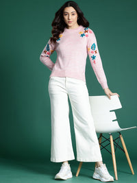 DressBerry Floral Embroidered Pullover