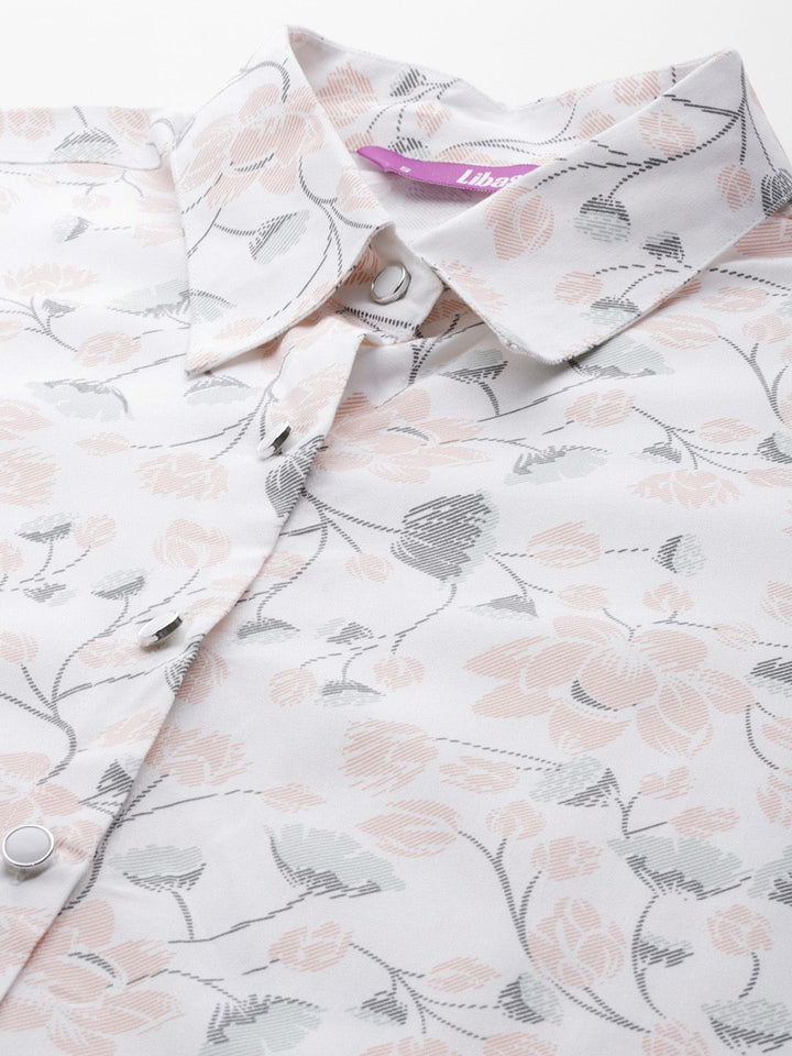 Libas Women Printed Shirt with Trousers