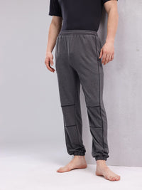 HRX by Hrithik Roshan Men Taping-Detail Yoga Joggers