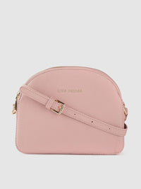 Lino Perros Pink Solid Sling Bag