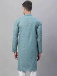 SOJANYA Floral Printed Silk Cotton Kurta