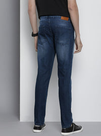 The Indian Garage Co Slim Fit Low Distress Heavy Fade Bleached Stretchable Jeans