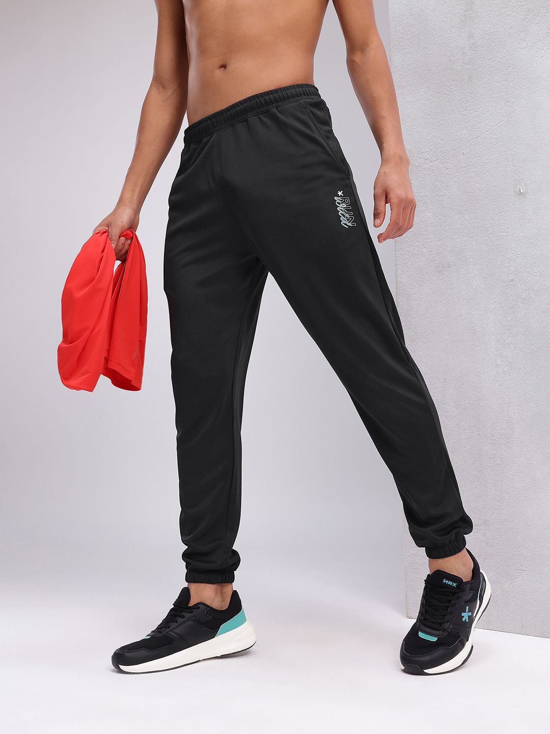 HRX by Hrithik Roshan Mid-Rise Running Joggers