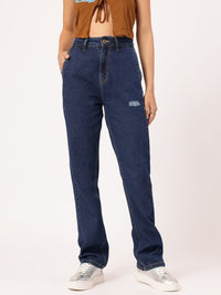 DressBerry Women Vintage Vibes Straight Fit Jeans